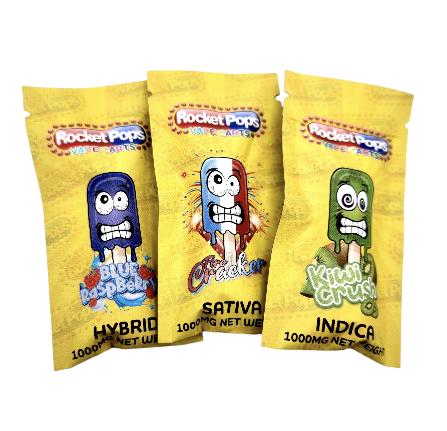 ROCKET POPS 1g THC CARTRIDGES
